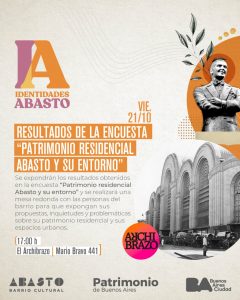 Flyer oficial del evento organizado por el Gobierno de la ciudad de Buenos Aires